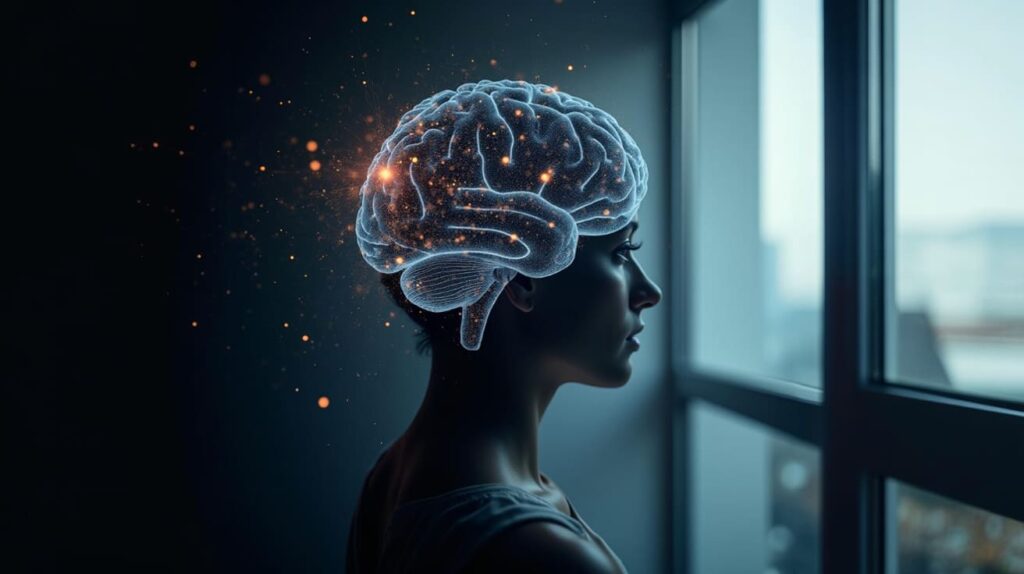 Imagem conceitual sobre Entity SEO, mostrando a conexão entre a inteligência humana e os grafos de conhecimento dos algoritmos de busca para LLMs