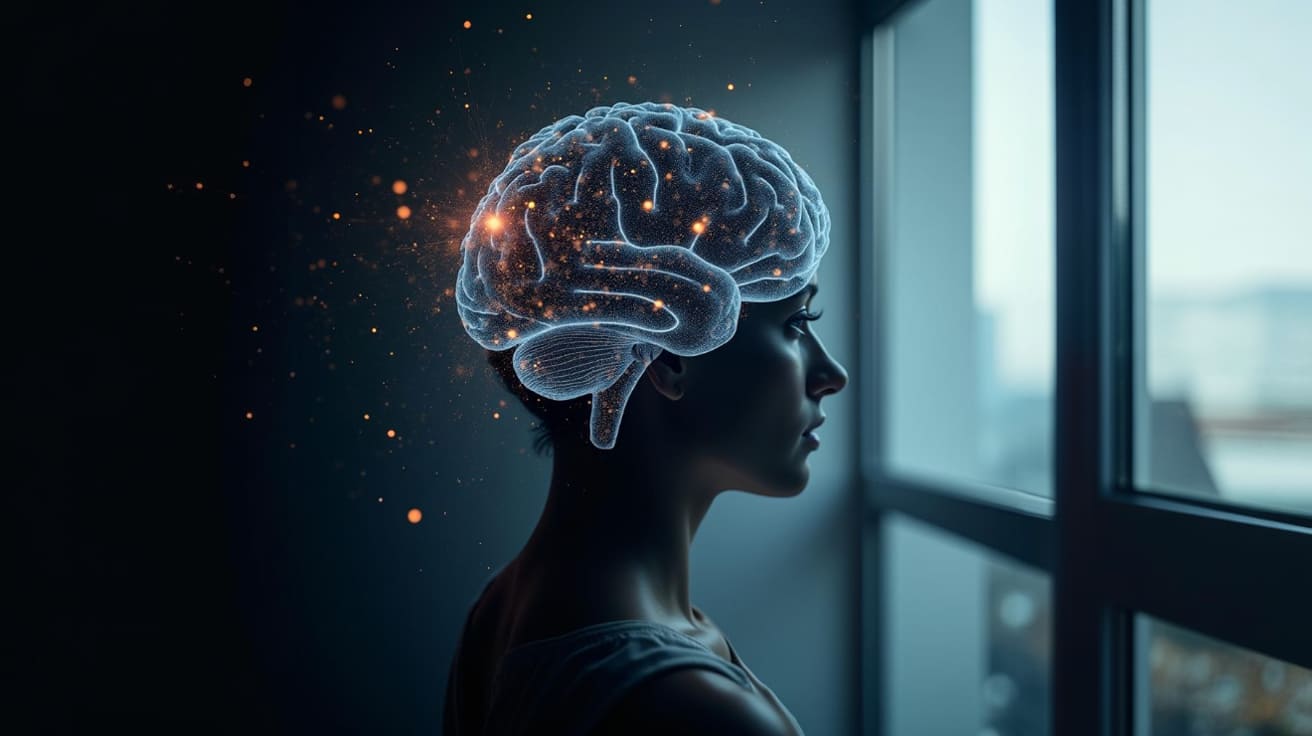 Imagem conceitual sobre Entity SEO, mostrando a conexão entre a inteligência humana e os grafos de conhecimento dos algoritmos de busca para LLMs