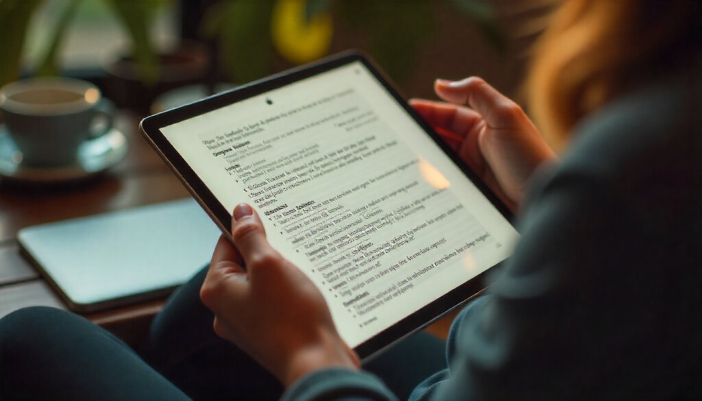 Imagem mostrando a importância da posição do link, com foco em um link editorial no corpo do texto de um artigo.