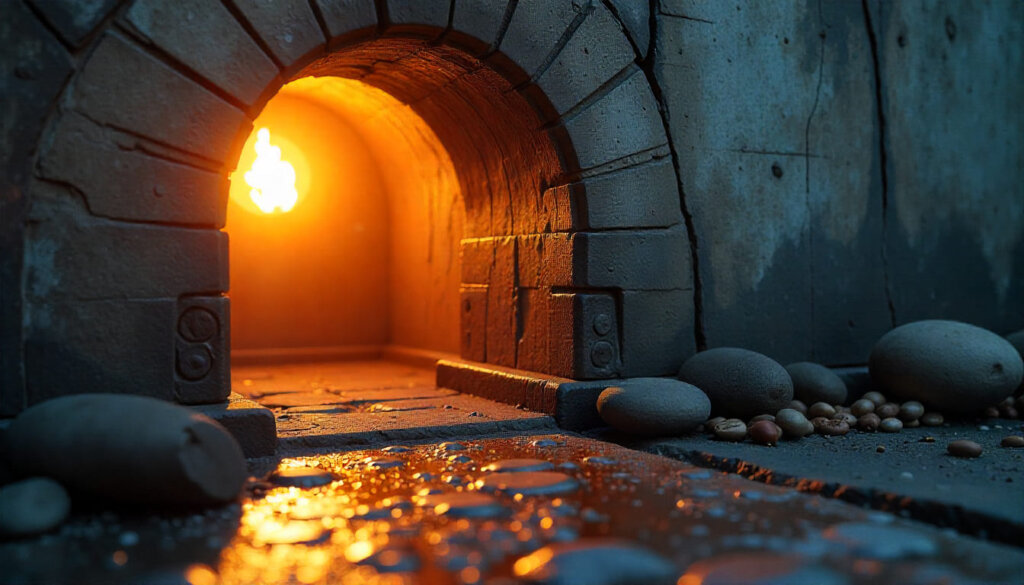 Tráfego orgânico como ativo digital mais valioso: Cofre de banco de aço sólido com luz intensa no interior